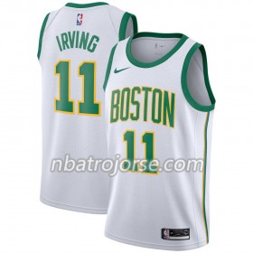 Män Boston Celtics Tröja Kyrie Irving 11 2018-19 Nike City Edition Vit Swingman